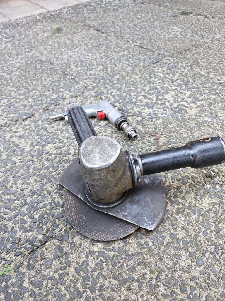 Gebruikte haakse slijper en boormachine, Ophalen of Verzenden, Gebruikt