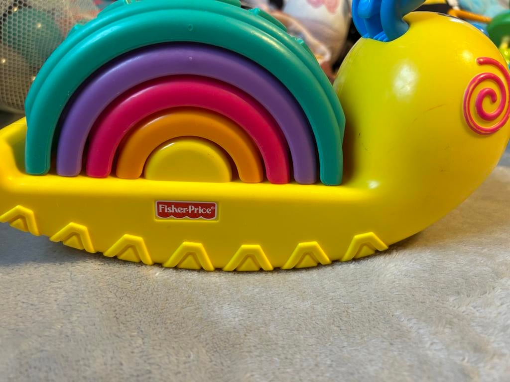 Fisher-Price regenboog slak, Ophalen of Verzenden, Gebruikt, Overige typen