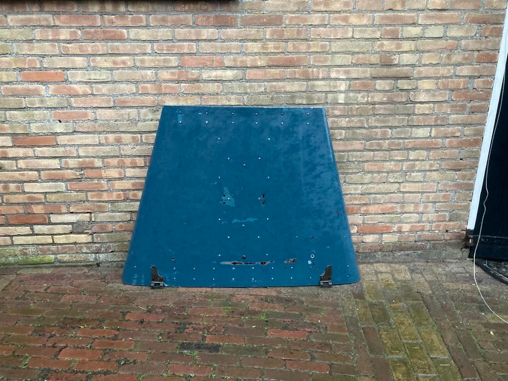 Blauwe Landrover Series Motorkap, Ophalen, Voor, Land Rover, Motorkap