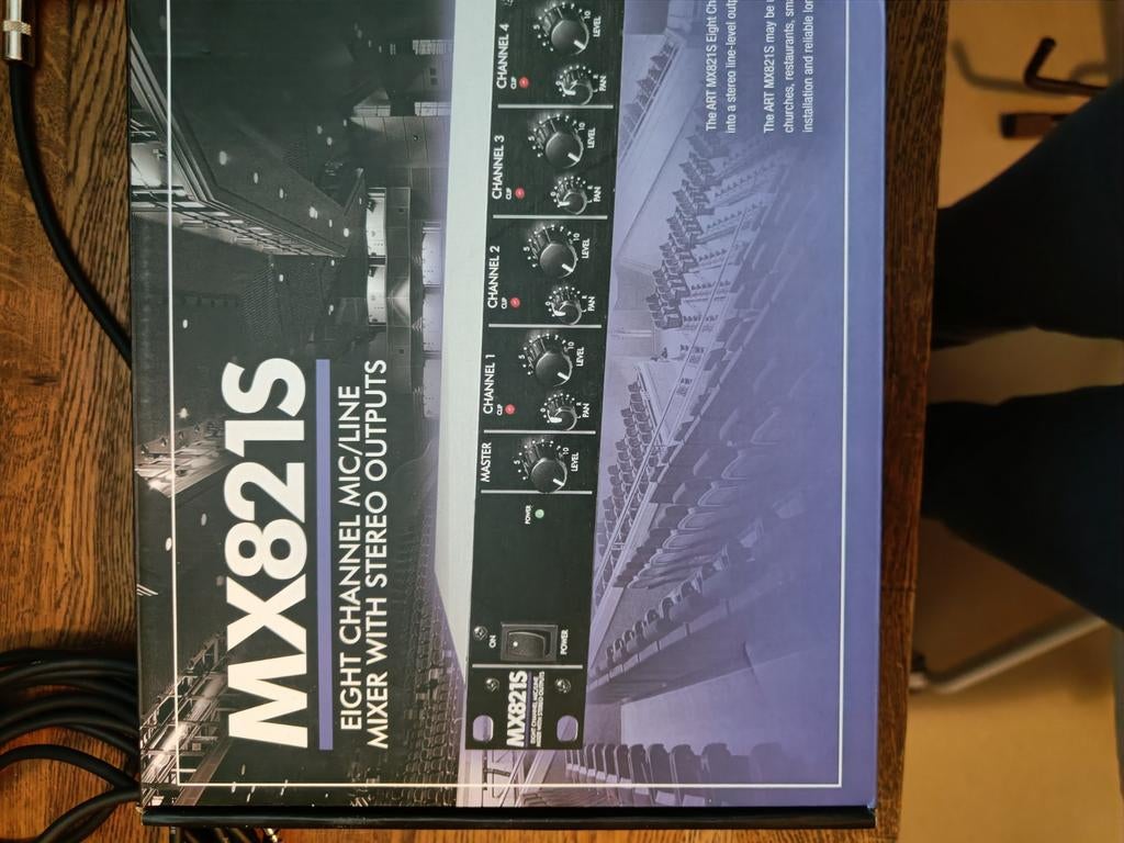 ART MX821S 8-kanaals Mic/Line Mixer met Stereo Uitgangen, Muziek en Instrumenten, Mengpanelen, Ophalen of Verzenden, Nieuw, 5 tot 10 kanalen