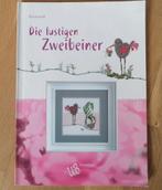 Mooi kruissteek boek de grappige tweebenige zie  foto's, Hobby en Vrije tijd, Ophalen of Verzenden, Nieuw, Handborduren, Overige typen