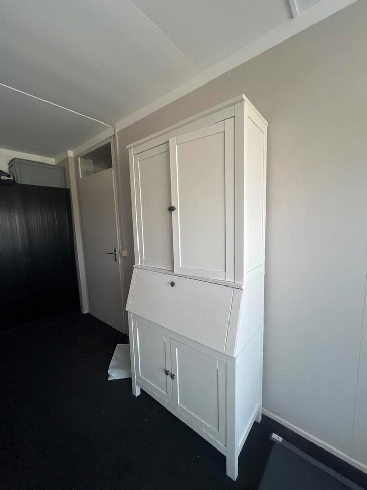 Wit inklapbaar bureau van IKEA, Huis en Inrichting, Kasten | Secretaires, Gebruikt, Ophalen