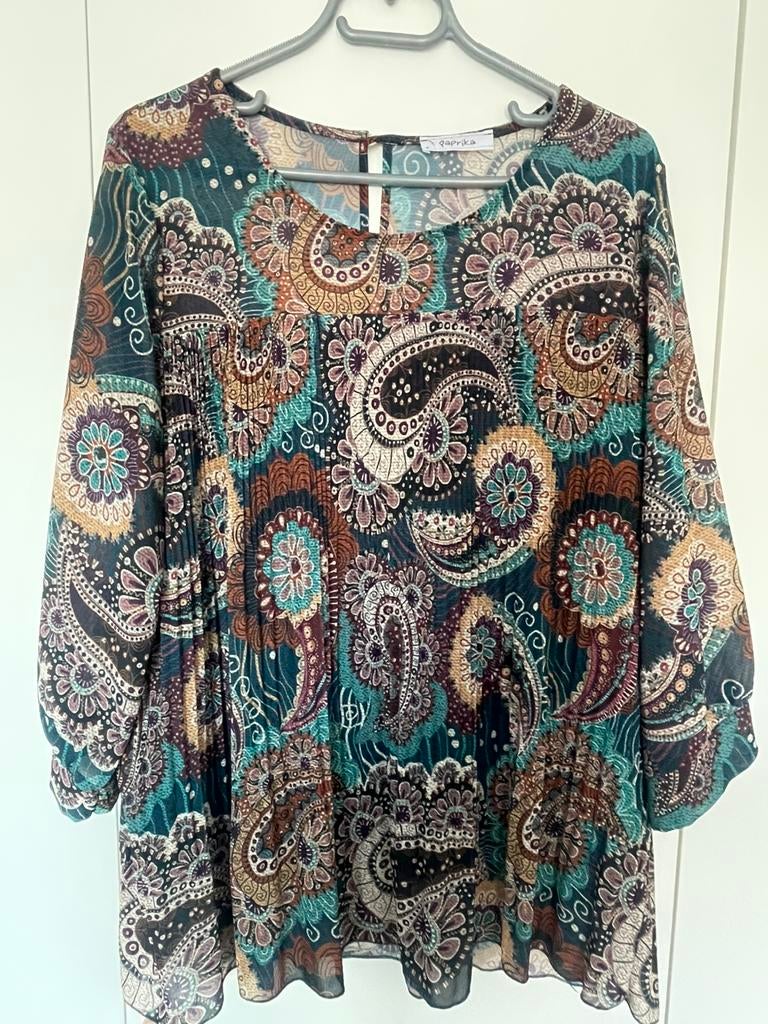 Paprika top maat L/XL, Ophalen of Verzenden, Gedragen, Overige kleuren, Shirt of Top