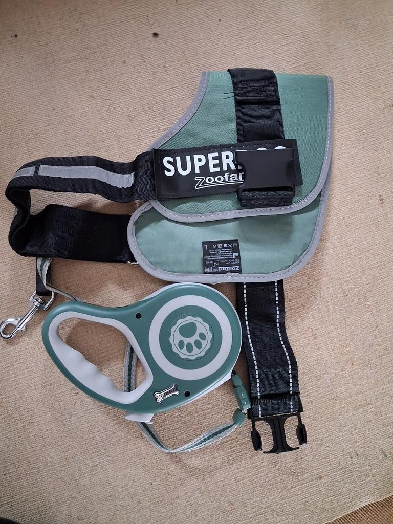 Tuig maat L en looplijn 5 meter., Ophalen, Nieuw