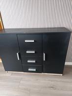 TAPDRUP Dressoir zwart licht eiken- 2 Deuren, 4 Laden, Huis en Inrichting, Kasten | Dressoirs, Overige materialen, Gebruikt, 100 tot 150 cm