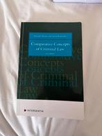 Comparative concepts of criminal law - gemarkeerde pagina's, Ophalen of Verzenden, Gamma, Gelezen, WO