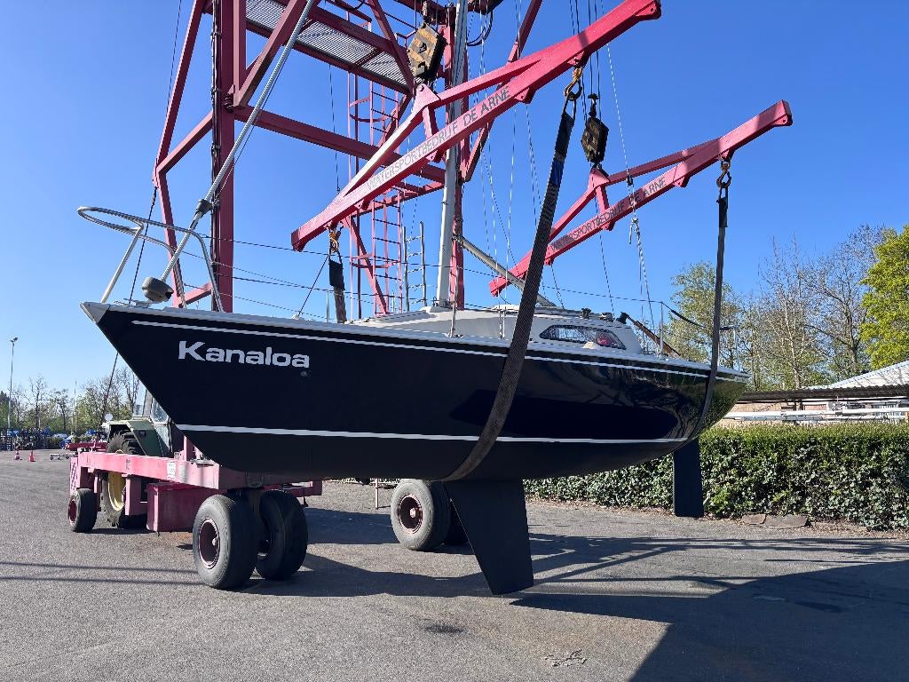 Snelle Hunter Sonata 7 met recente zeilen (2021) – zeilklaar, Watersport en Boten, Gebruikt, 6 tot 9 meter, Ophalen, Wedstrijdjacht of Racer