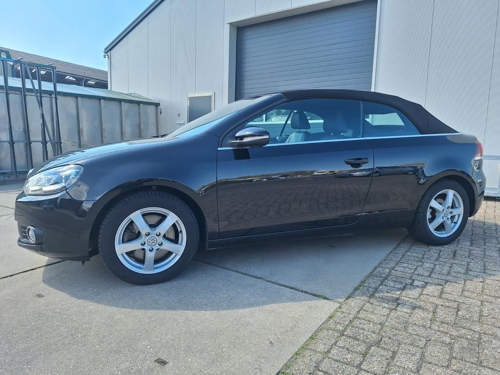 Volkswagen Golf 1.4 TSI 118KW Cabrio 2011 80698km, Voorwielaandrijving, Zwart, 4 cilinders, Cabriolet