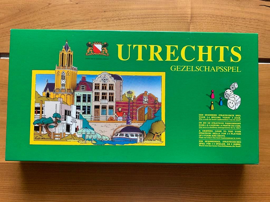 Utrechts Gezelschapsspel (Future Toys 2002), Drie of vier spelers, Ophalen of Verzenden, Zo goed als nieuw, Future Toys