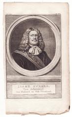 Isaak Sweers antieke gravure door Houbraken, Verzenden