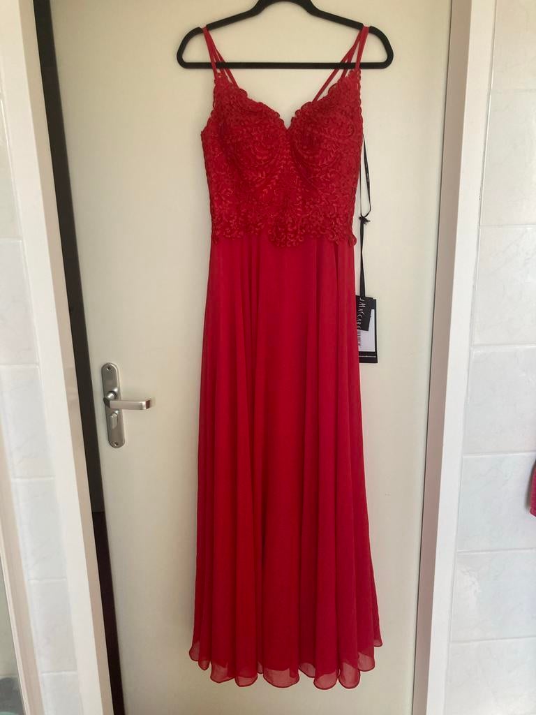 Nieuwe Rode Galajurk Maat 36 (valt als 34), Galajurk, Nieuw, Ophalen of Verzenden, Maat 34 (XS) of kleiner