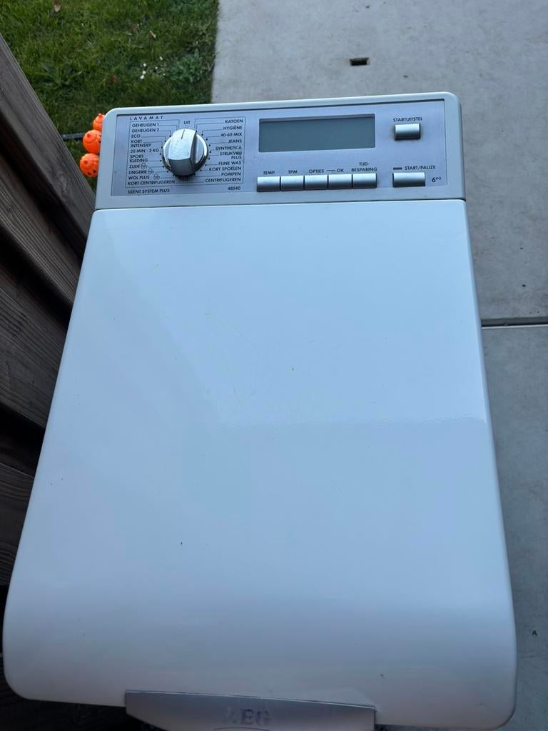 Gratis wasmachine AEG Lavamat 48540, Witgoed en Apparatuur, Wasmachines, Gebruikt, Bovenlader, 6 tot 8 kg, Minder dan 85 cm, 1200 tot 1600 toeren