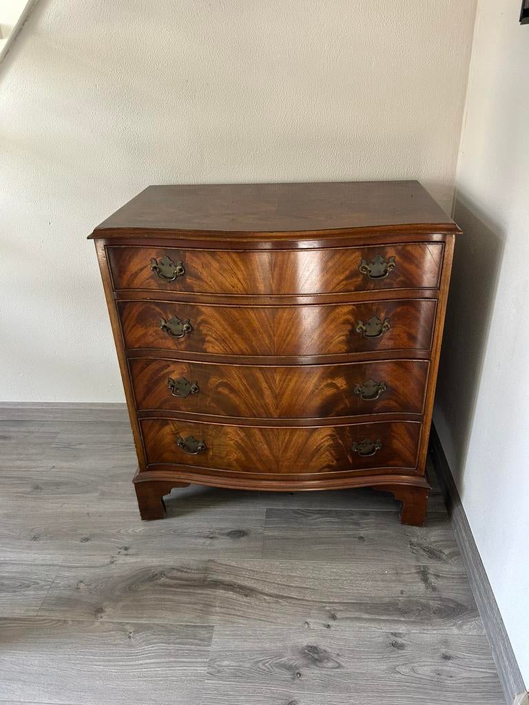 Bruine ladekast, Huis en Inrichting, Ophalen, 50 tot 100 cm, Zo goed als nieuw, 3 of 4 laden