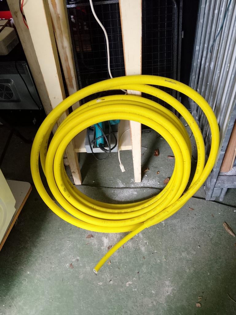 Henco Gastec GH 25/20 mm Gele Gasleiding, Ophalen, Zo goed als nieuw