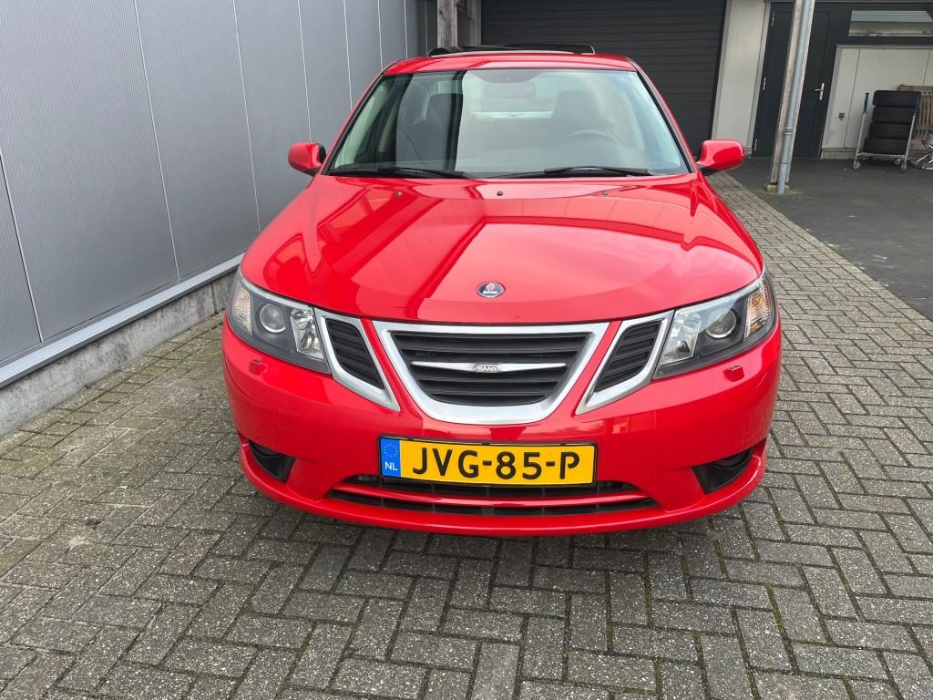 Saab 9-3 20 l Turbo Rood in hele mooie uitvoering BTW Auto, Automaat, 1998 cc, Gebruikt, Huisgarantie
