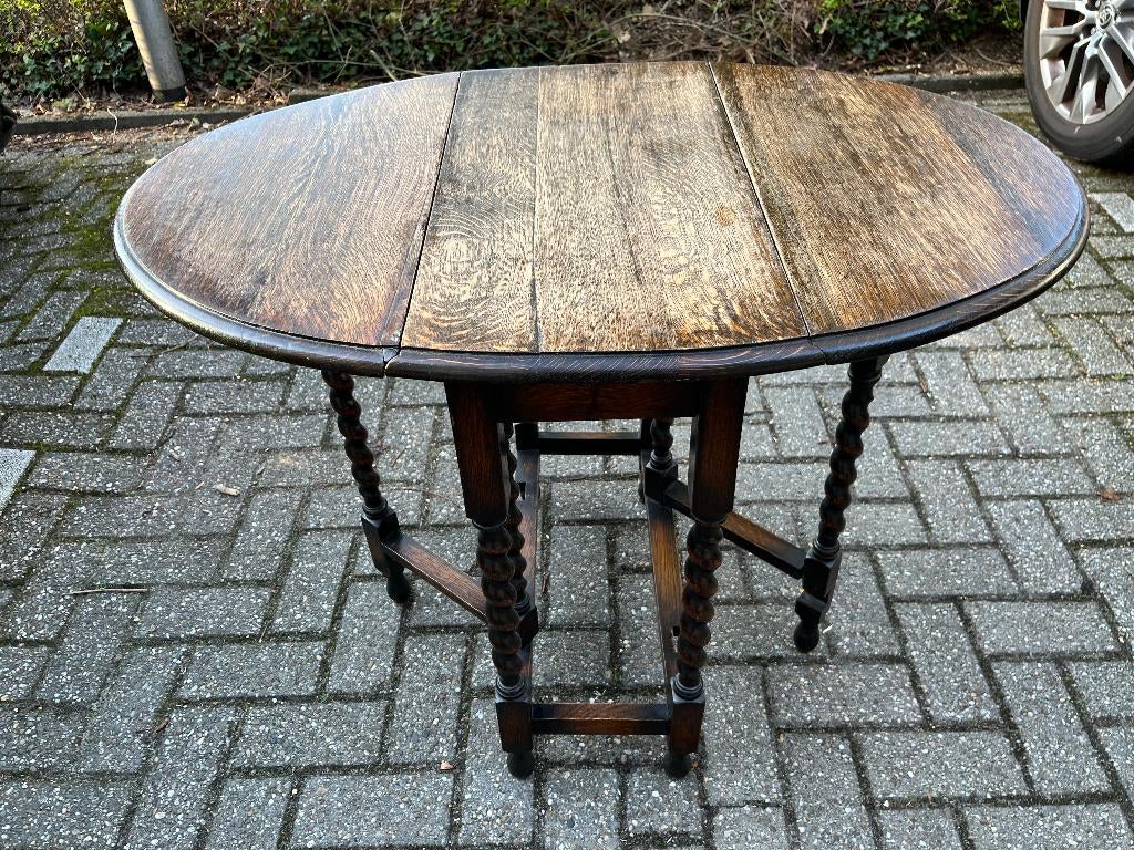 Antieke vintage gatelec ( hangoor ) tafel, Ophalen