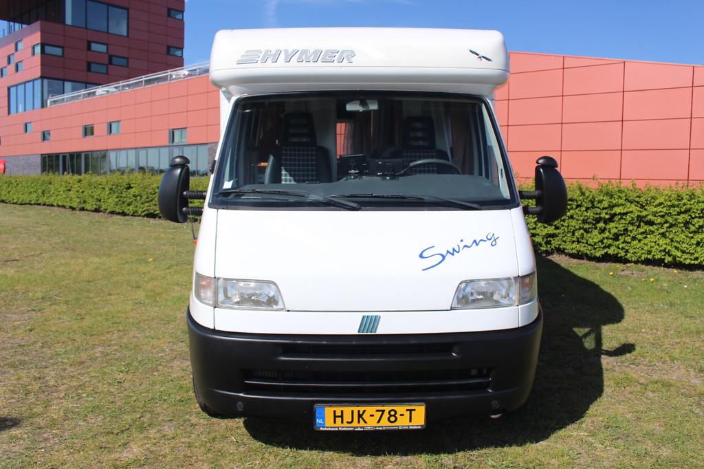 Hymer Swing 2.8 Jtd ,Frans bed, Zonnepanelen., Bedrijf, Hymer, 6 tot 7 meter, Half-integraal
