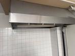 RVS Afzuigkap dubbele dampkap Horeca verlichting en motor, Ophalen, Gebruikt