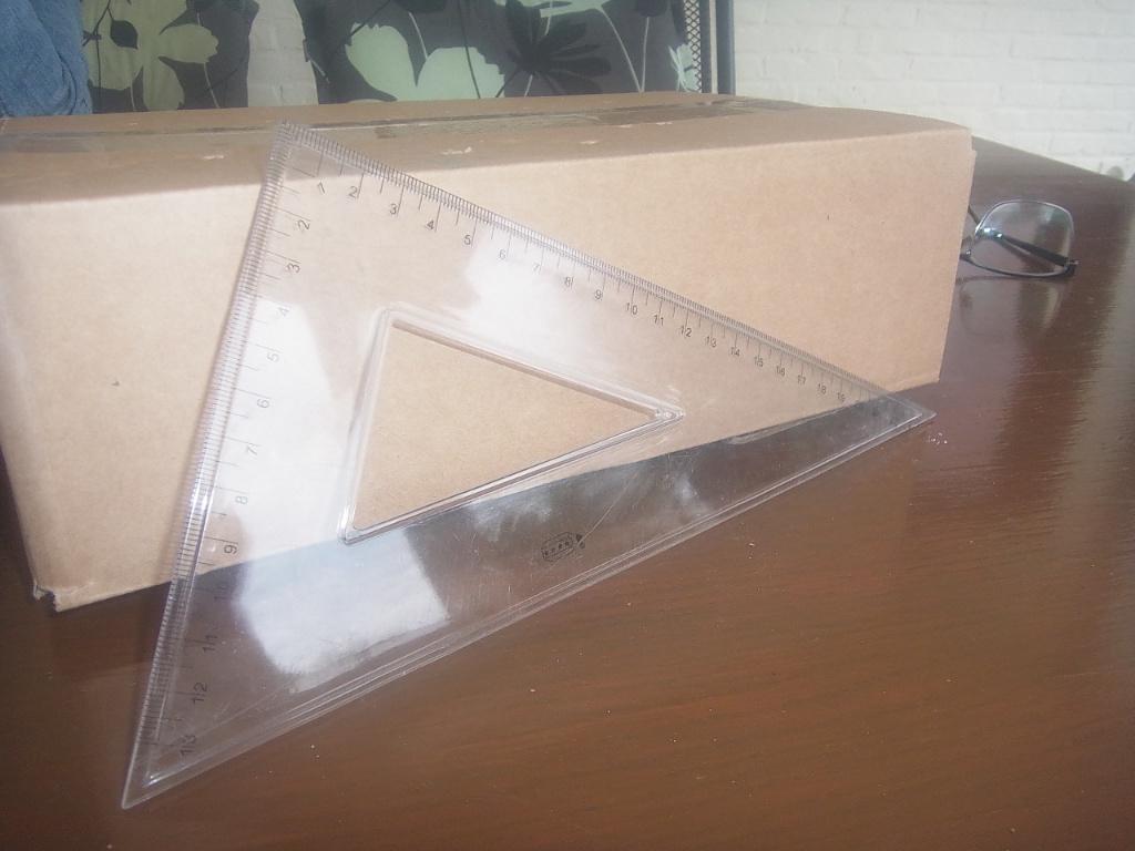 lineaal driehoek, Ophalen of Verzenden, Nieuw