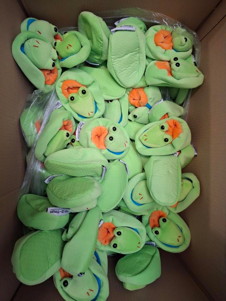 Partij baby slofjes kikker krokodil nieuw, Slofjes, Jongetje of Meisje, Nieuw, Ophalen of Verzenden