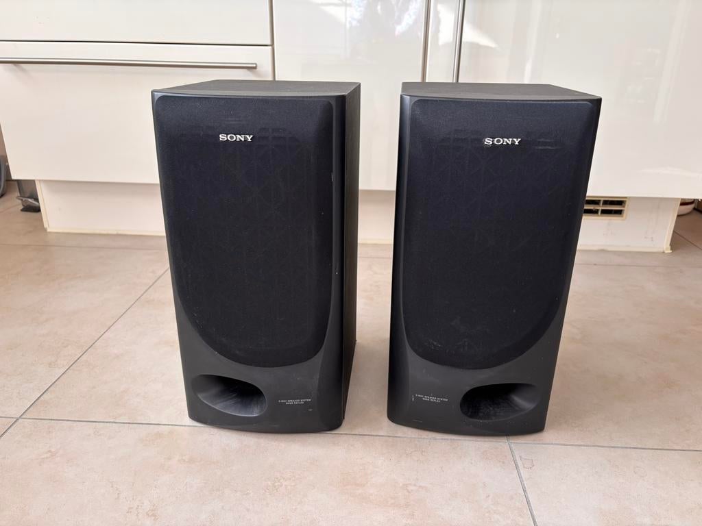 2 sony speakers 20x40 tekoop, Gebruikt, Ophalen of Verzenden, Sony, Minder dan 60 watt