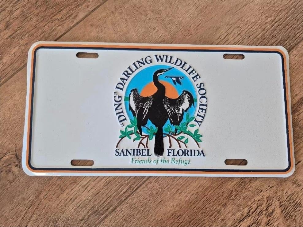 Souvenir nummerbord kentekenplaat Sanibel Florida, Verzamelen, Ophalen of Verzenden, Zo goed als nieuw