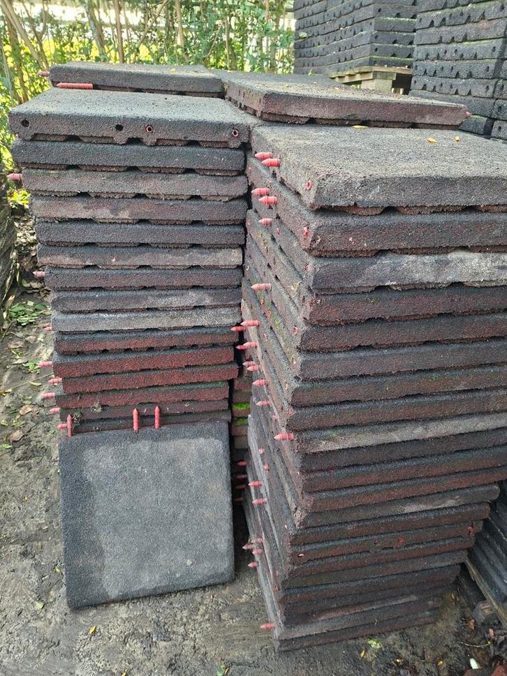 100 rubberen tegels 50x50x6 cm staltegels stalmatten, Dieren en Toebehoren, Stalling en Weidegang