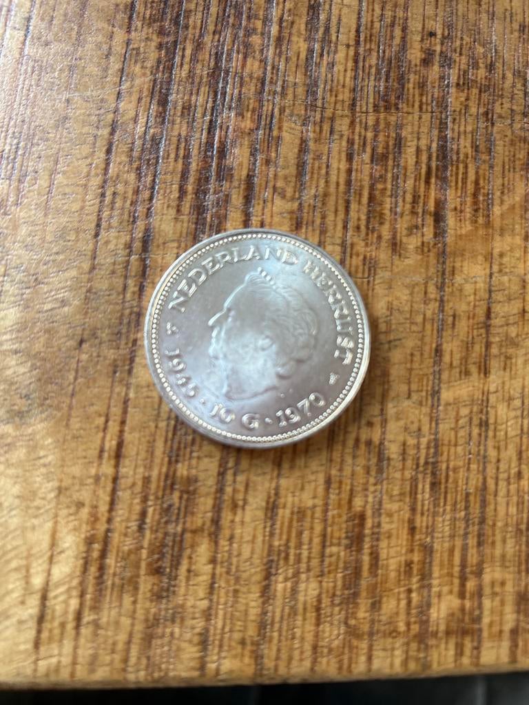 Nederland Herrijst 1945-1970 munt, Postzegels en Munten, Ophalen, Koningin Juliana, Zilver, Overige waardes