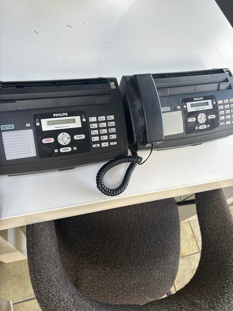 Philips Magic 5 Primo faxapparaat met telefoon, Telecommunicatie, Faxen, Ophalen, Gebruikt, Fax-Telefoon combi