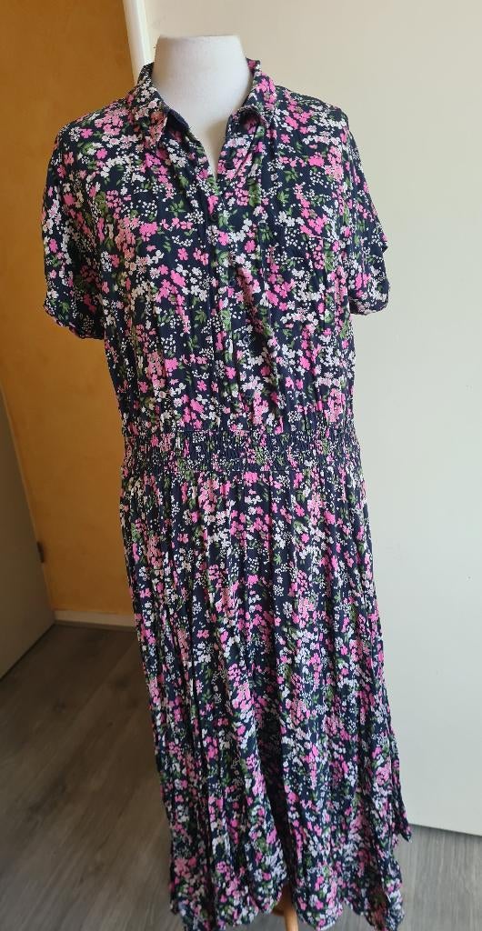 zgan. Leuke zomerjurk van Miljuschka maat 44, Maat 42/44 (L), Ophalen of Verzenden, Zo goed als nieuw, Onder de knie