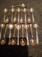 18 lepeltjes 1 suikerlepel Douwe Egberts Herbert Hooijkaas, Ophalen of Verzenden