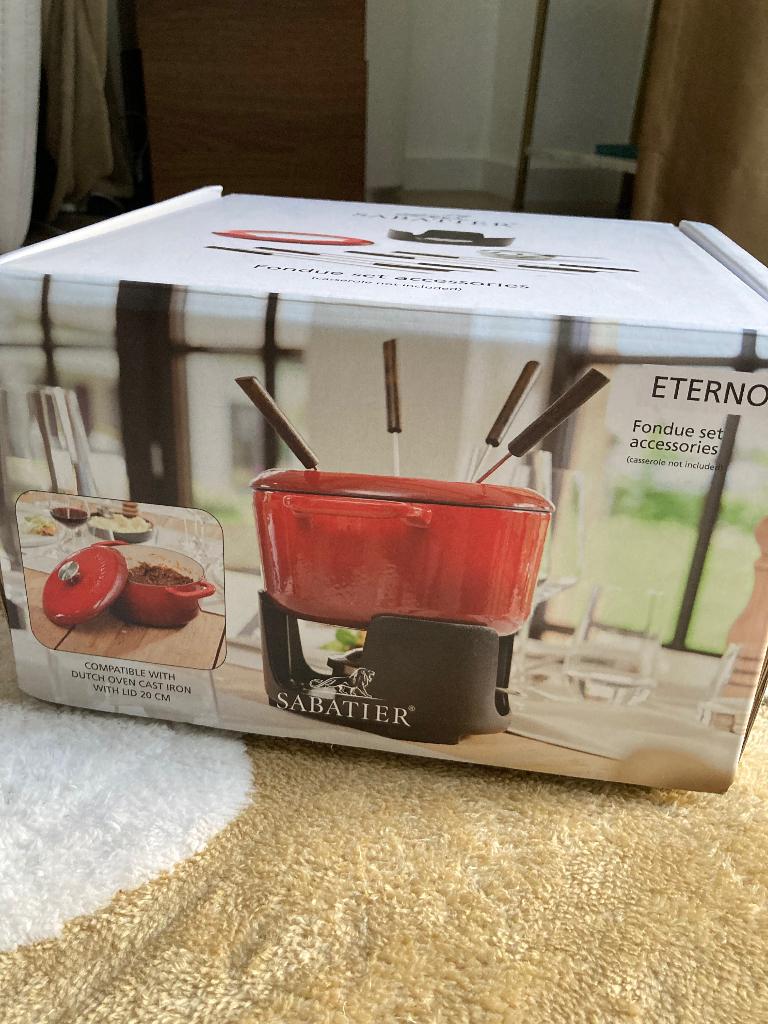 Sabatier fondue base nieuw, Ophalen of Verzenden, Nieuw, Metaal, Rood