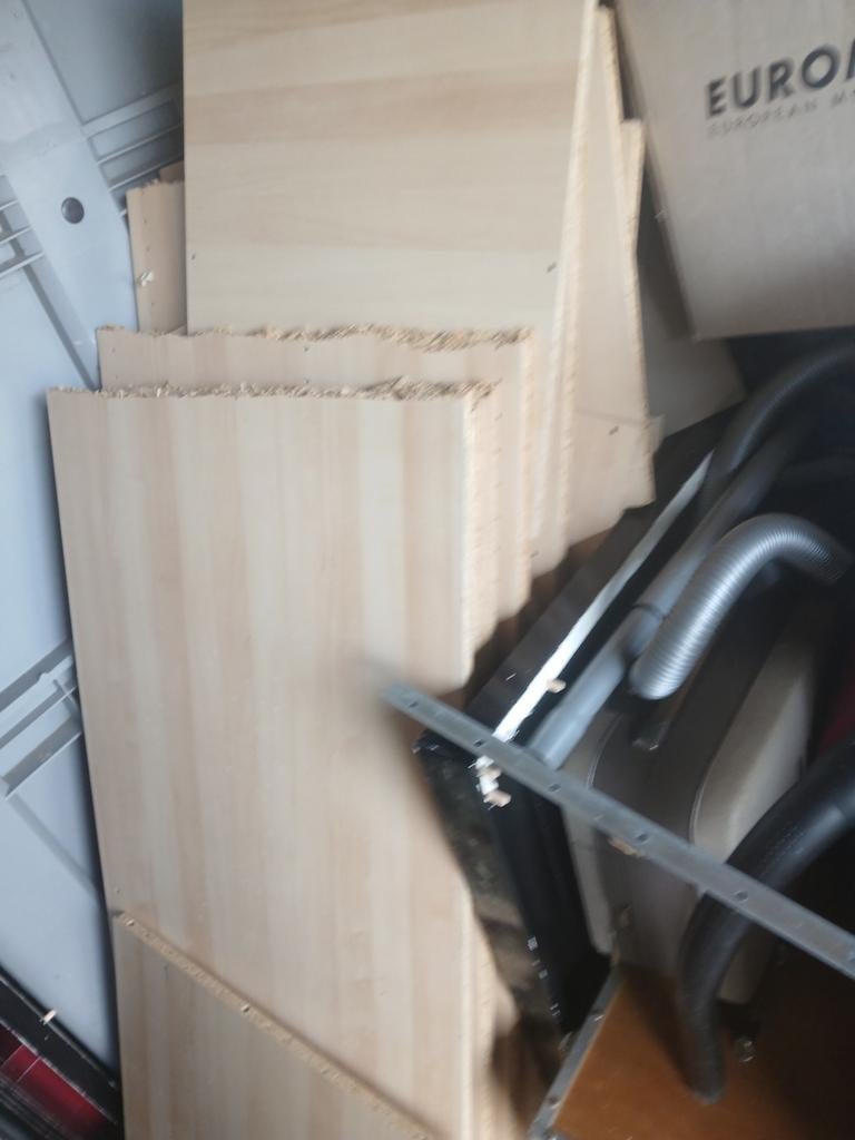 Spaanplaat afvalhout - Ideaal voor diverse projecten, Ophalen, Gebruikt, Minder dan 25 mm, Overige typen