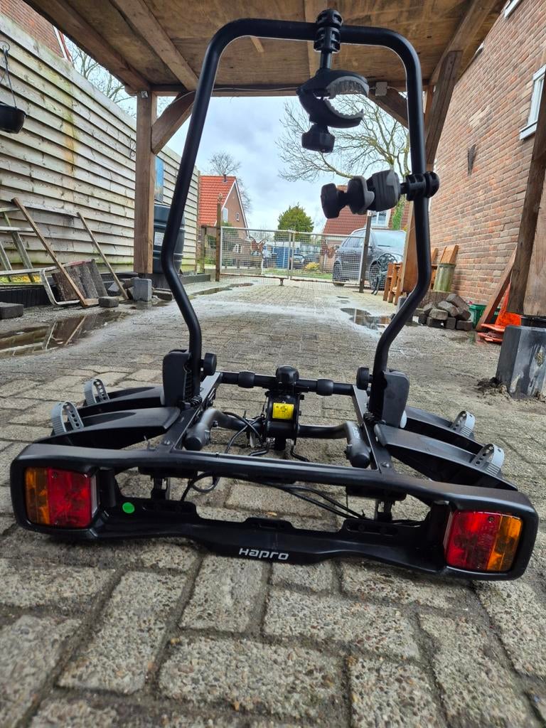 Nette Hapro fietsendrager te koop, Auto diversen, Fietsendragers, Gebruikt, Ophalen of Verzenden, 2 fietsen, Trekhaakdrager