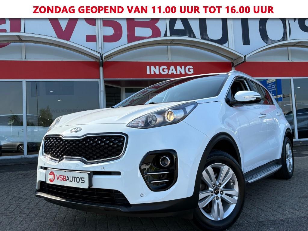 Kia SPORTAGE 1.6 GDI 132PK DESIGN EDITION LEER NAVI CAMERA W, Gebruikt, 4 cilinders, Met garantie (alle), Handgeschakeld