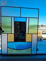 Glas in lood raampje met spiegel - 48x36 cm, Ophalen