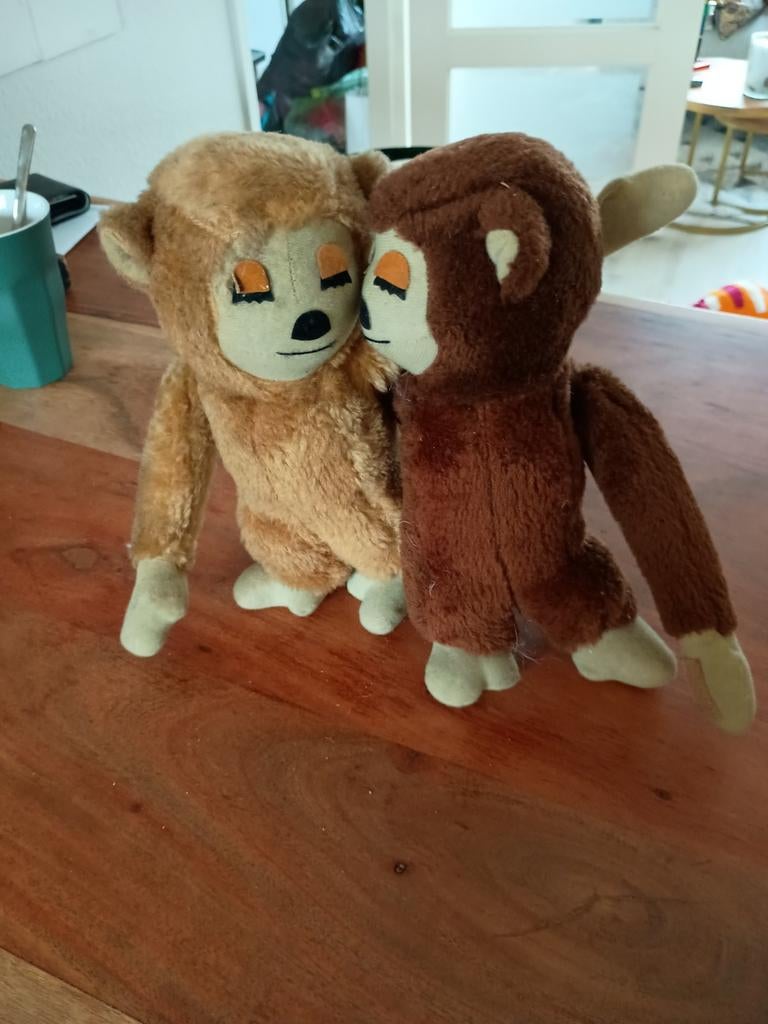 Vintage Pluchen Apen - R. Dakin - 1976/1978, Kinderen en Baby's, Speelgoed | Knuffels en Pluche, Ophalen of Verzenden