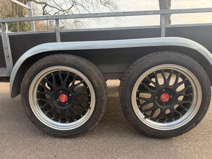 Aanhanger met lier en mooie velgen, Auto diversen, Aanhangers en Bagagewagens, Gebruikt, Ophalen of Verzenden