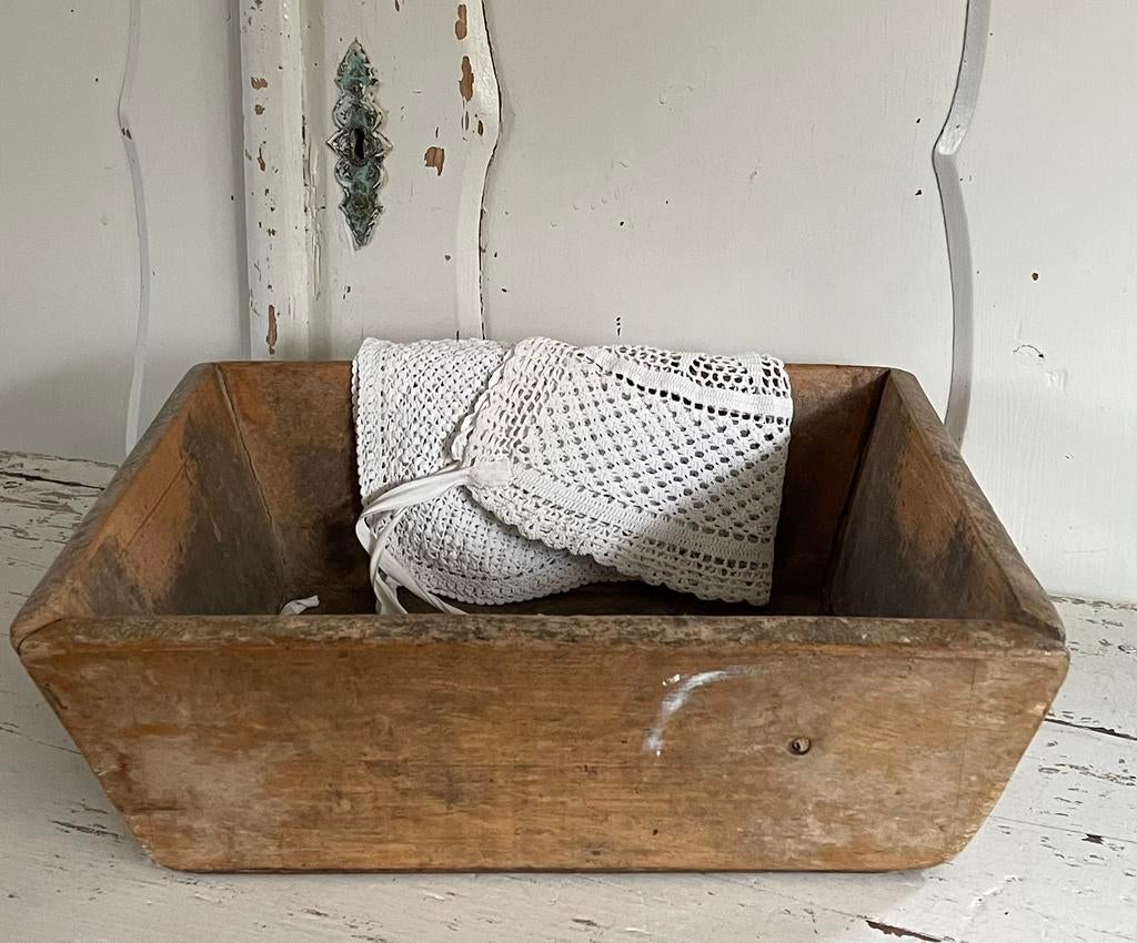 Brocante oud houten kistje / aardappelbak, Ophalen of Verzenden