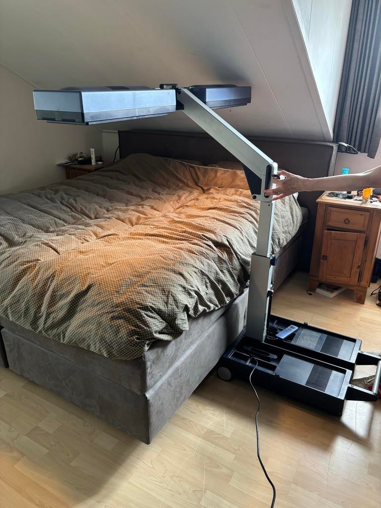 Zonnebank Philips original home solaria, Ophalen, Gebruikt, Zonnebank enkelzijdig, Minder dan 10 lampen