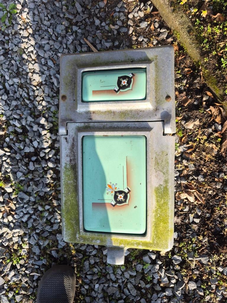 Antieke kolenbak, Gebruikt, Staande lamp, Ophalen of Verzenden, Netvoeding
