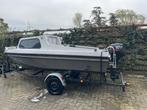 Pilot 420 kajuit boot visboot/Suzuki 15 pk 4-takt en trailer, Ophalen, 10 tot 30 pk, Gebruikt, Tot 6 meter