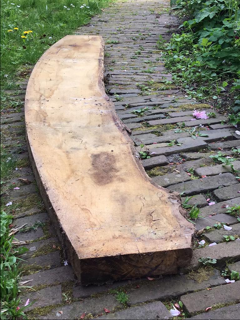 Eiken. Mooie gebogen helmstok of andere krommer?, Ophalen, Zo goed als nieuw