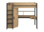 Hoogslaper met kast, bureau en opbergruimte, Ophalen of Verzenden, Gebruikt, Hoogslaper