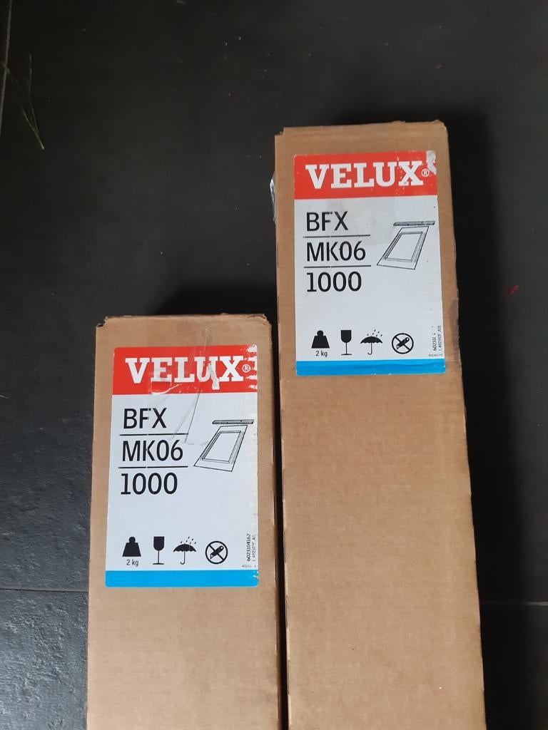Velux (2 stuks) Waterkerende manchetten BFX / MK06/ 1000, Zwart, Overige typen, Nieuw, Ophalen of Verzenden