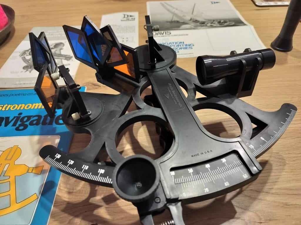 Sextant navigatie, Ophalen