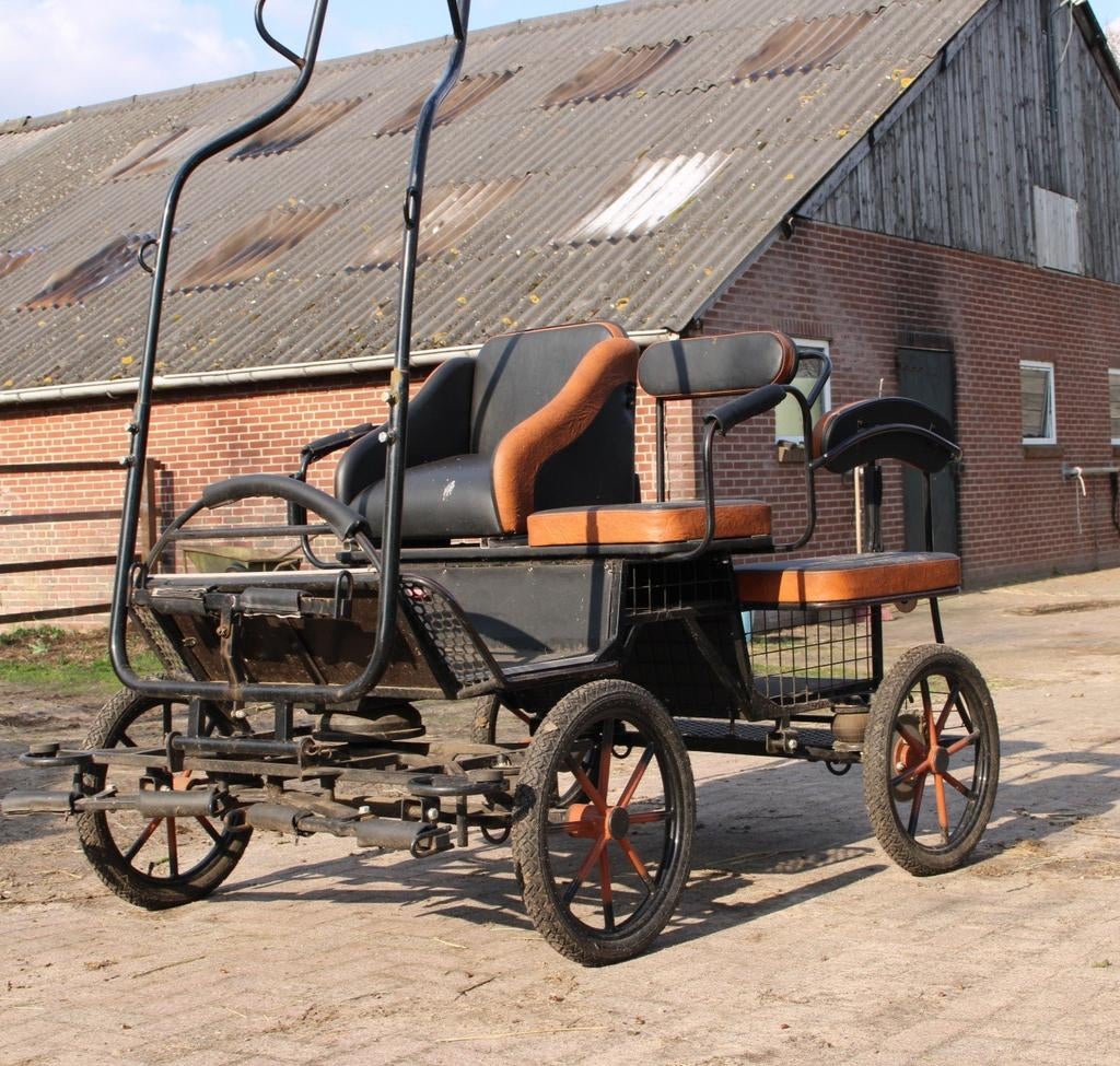 Te koop super gave shetlander/ A pony menwagen, ., Ophalen of Verzenden, Zo goed als nieuw, .