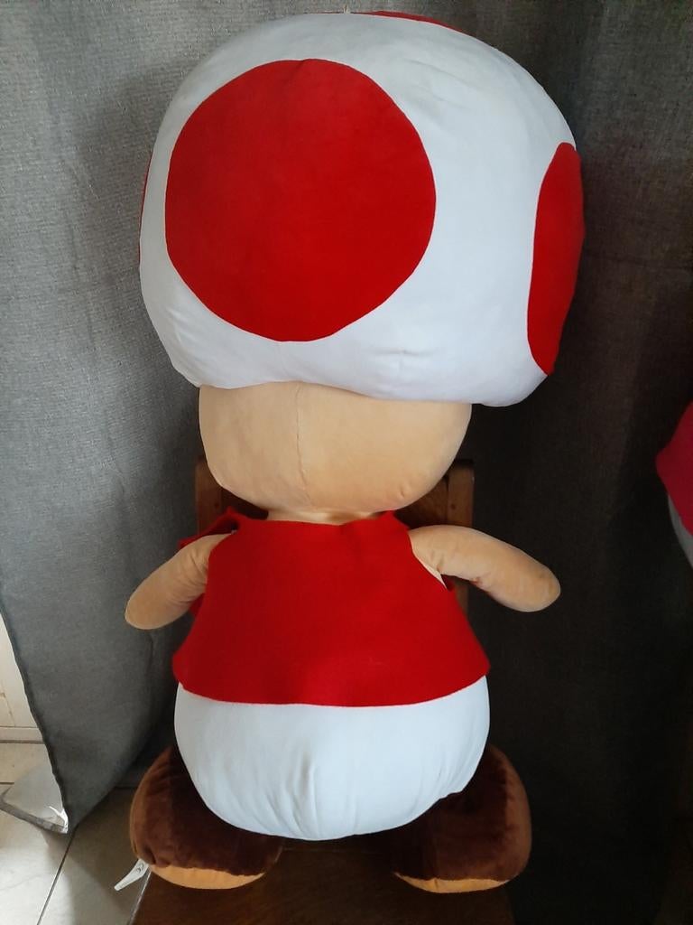 XXL Grote Toad knuffel super mario, Kinderen en Baby's, Speelgoed | Knuffels en Pluche, Ophalen of Verzenden, Overige typen