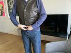 Nubuck Gilet - Stijlvol en Tijdloos, Ophalen, Zo goed als nieuw, Maat 52/54 (L), Bruin