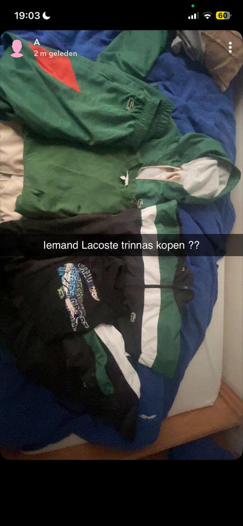 Lacoste trainingspak, Ophalen of Verzenden, Zo goed als nieuw, Maat 36 (S), Broek
